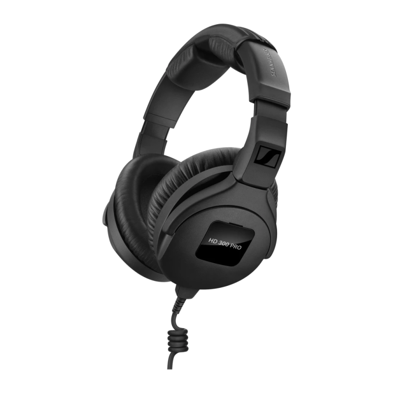 Casque Sennheiser HD 300 Pro Arceau Circum-auriculaire Jack 3,5 mm 64 Ω Noir