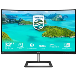 Philips E-Line 322E1C Noir 31,5 pouces Full HD VA 4ms FreeSync incurvé Monitor