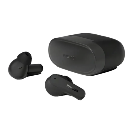 Écouteurs Philips TWS In-Ear Bluetooth 5.4 25h avec étui Noir TAT2000
