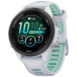 Garmin Forerunner 265S 42 mm Blanc/Vert 1,1 pouces AMOLED GPS NFC 15 jours 5ATM Smartwatch
