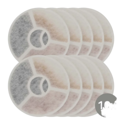 Filtres de remplacement Nedis Blanc 10 unités PETWF-FL10