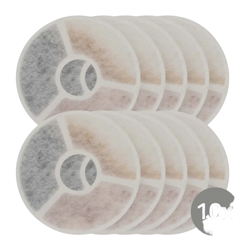 Filtres de remplacement Nedis Blanc 10 unités PETWF-FL10