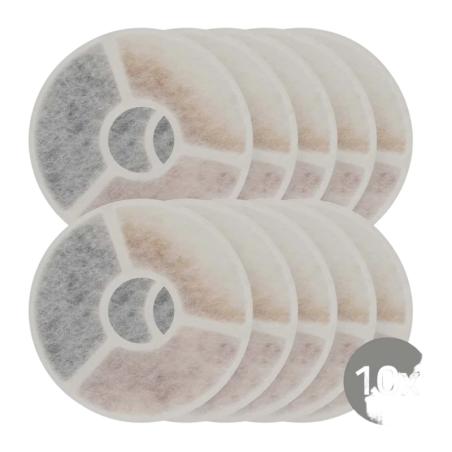 Filtres de remplacement Nedis Blanc 10 unités PETWF-FL10