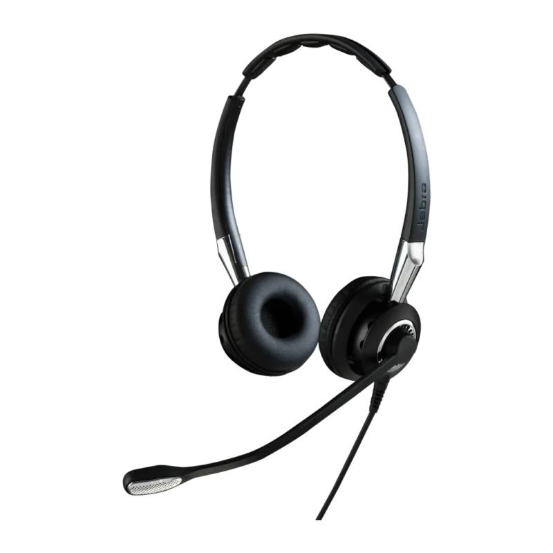 Casque de bureau Jabra Biz 2400 II Duo NC Arceau Câble QD Noir