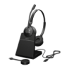 Casque de bureau Jabra Engage 55 UC Stereo Réduction de bruit Serre-tête Noir Titane