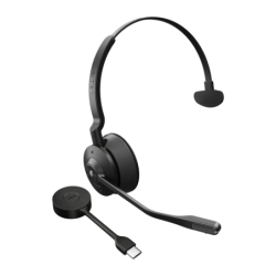 Casque de bureau Jabra Engage 55 Mono Supra-aural Monoaural Noir Titane