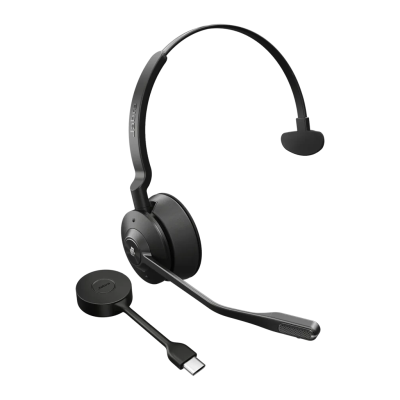 Casque de bureau Jabra Engage 55 Mono Supra-aural Monoaural Noir Titane
