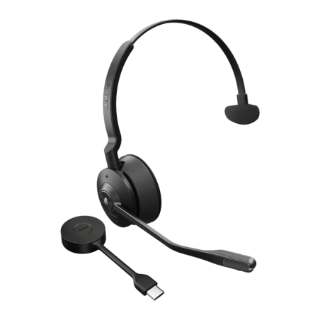 Casque de bureau Jabra Engage 55 Mono Supra-aural Monoaural Noir Titane