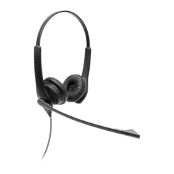 Casque micro Jabra Biz 1100 EDU Duo Réduction de Bruit Serre-tête USB Noir
