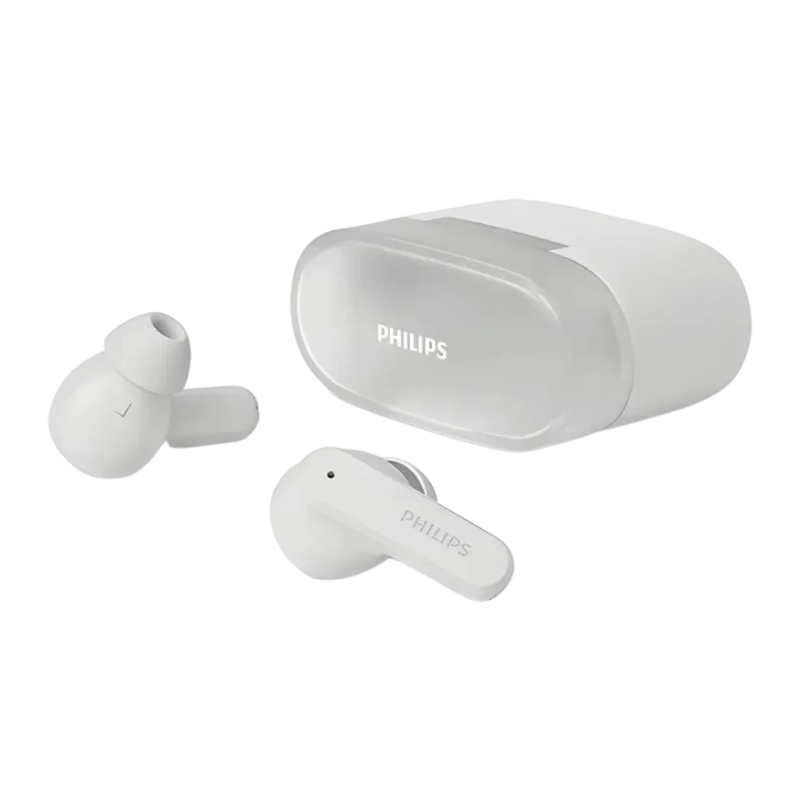 Écouteurs Philips TWS In-Ear Bluetooth 5.4 7h (25h avec étui) Blanc TAT2000