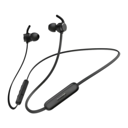 Écouteurs Philips In-Ear Neckband Bluetooth 5.3 8h Noir TAE1209