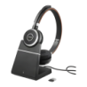 Casque Jabra Evolve 65 UC Stereo Arceau Bluetooth Sans Fil 12h Noir