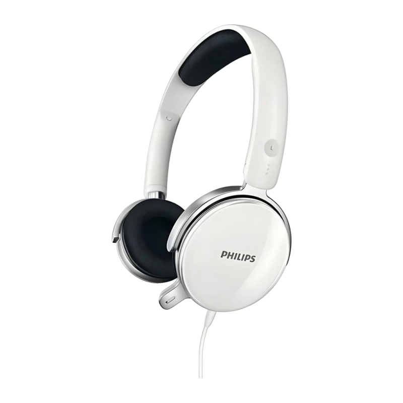 Casque micro Philips Jack 3,5 mm Blanc SHM7110U