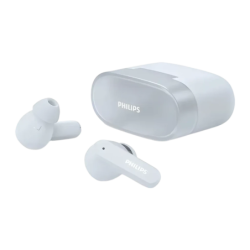Écouteurs Philips TWS Intra-Auriculaires Bluetooth 5.4 7h (25h avec étui) Bleu TAT2000