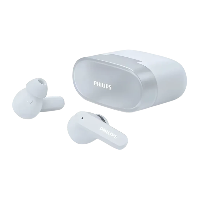 Écouteurs Philips TWS Intra-Auriculaires Bluetooth 5.4 7h (25h avec étui) Bleu TAT2000