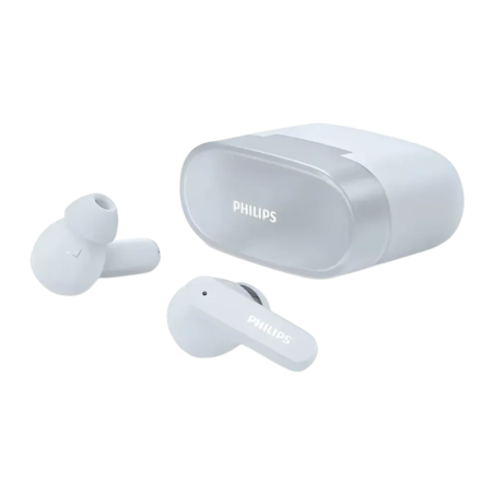 Écouteurs Philips TWS Intra-Auriculaires Bluetooth 5.4 7h (25h avec étui) Bleu TAT2000