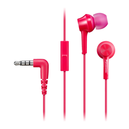 Écouteurs Panasonic In-Ear Jack 3,5mm Rose RP-TCM115