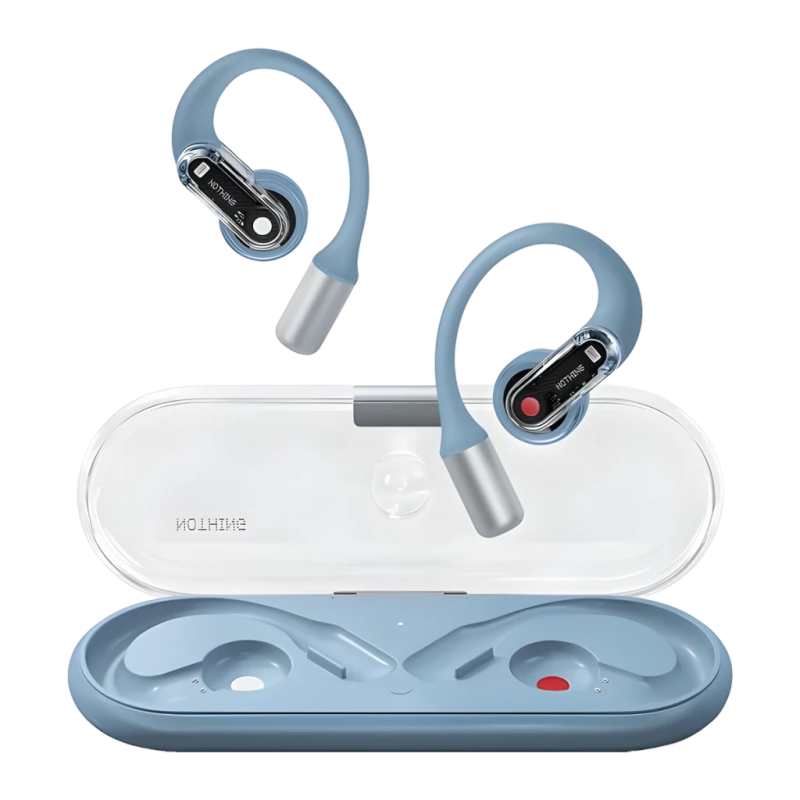 Écouteurs Nothing Ear (open) Open-Ear Bluetooth 5.3 30h (avec étui) Bleu