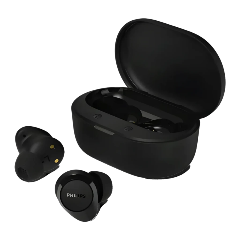 Écouteurs Philips TWS Bluetooth 6.0 18h Noir TAT1300