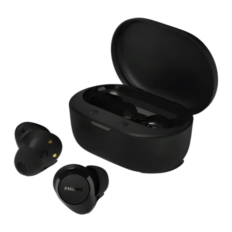 Écouteurs Philips TWS Bluetooth 6.0 18h Noir TAT1300