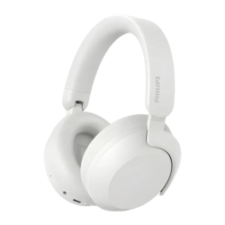Casque Philips Réduction de Bruit Hybride Circum-Aural Bluetooth 5.4 Blanc TAH8000