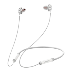 Écouteurs Lenovo HE08 In-Ear Neckband Bluetooth 5.0 12h Blanc