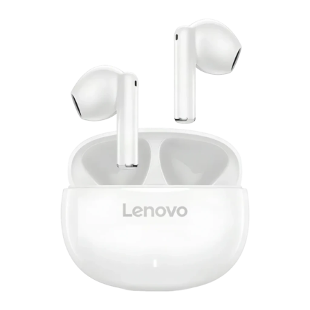 Écouteurs Lenovo E310 Réduction de bruit TWS Intra-auriculaires Bluetooth 5.3 Blanc