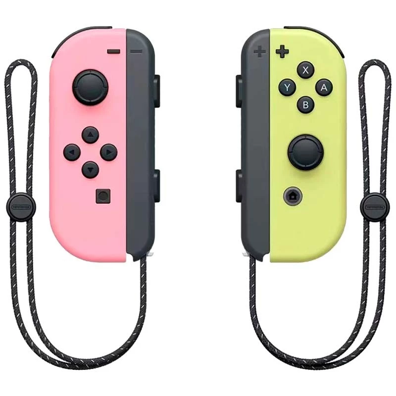J-C Set Gauche/Droit Rose Clair/Jaune Switch 500mAh 15h Manette