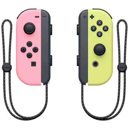 J-C Set Gauche/Droit Rose Clair/Jaune Switch 500mAh 15h Manette