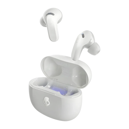 Écouteurs Skullcandy Rail ANC True Wireless Réduction de Bruit TWS Blanc