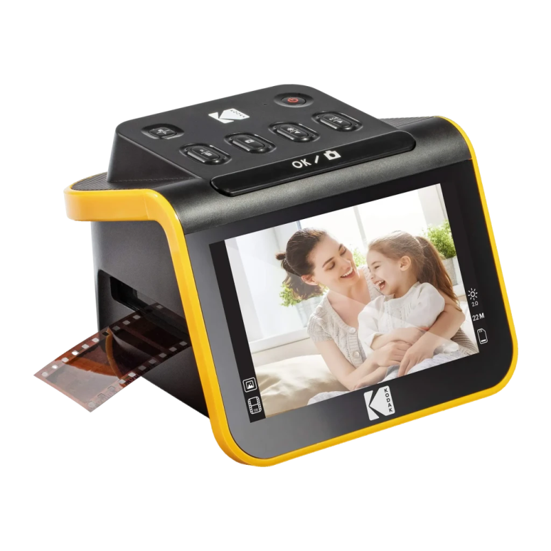 Scanner de négatifs Kodak Slide N Scan écran LCD 5 pouces SD/SDHC 32 Go RODFS50