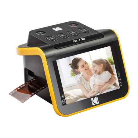 Scanner de négatifs Kodak Slide N Scan écran LCD 5 pouces SD/SDHC 32 Go RODFS50