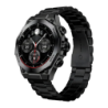 Ksix Titanium 1,43 pouces Noir Appels Bluetooth Fréquence cardiaque, SpO2, Tension artérielle