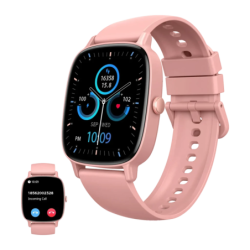 Ksix Pulse 1,83 pouces Rose Fréquence Cardiaque SpO2 Batterie 7 Jours IP68