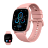 Ksix Pulse 1,83 pouces Rose Fréquence Cardiaque SpO2 Batterie 7 Jours IP68