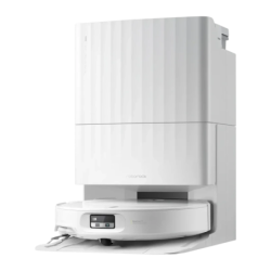 Robot Aspirateur Roborock Qrevo Edge 2X Blanc RetractSense Laveur Sol Vidage Automatique 25000Pa