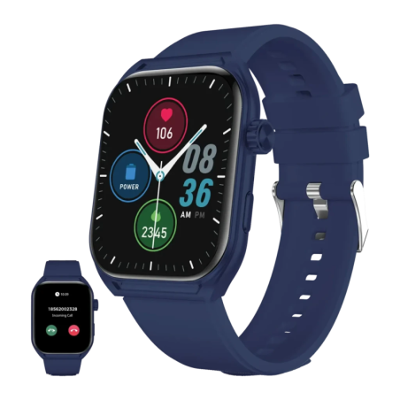 Ksix Urban Move AMOLED 2,06 pouces Bleu Appels Bluetooth Fréquence cardiaque et SpO2