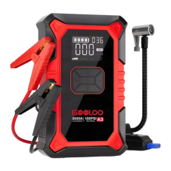 Démarreur de Batterie GOOLOO A3 3000A jusqu'à 9L Essence / 6,5L Diesel