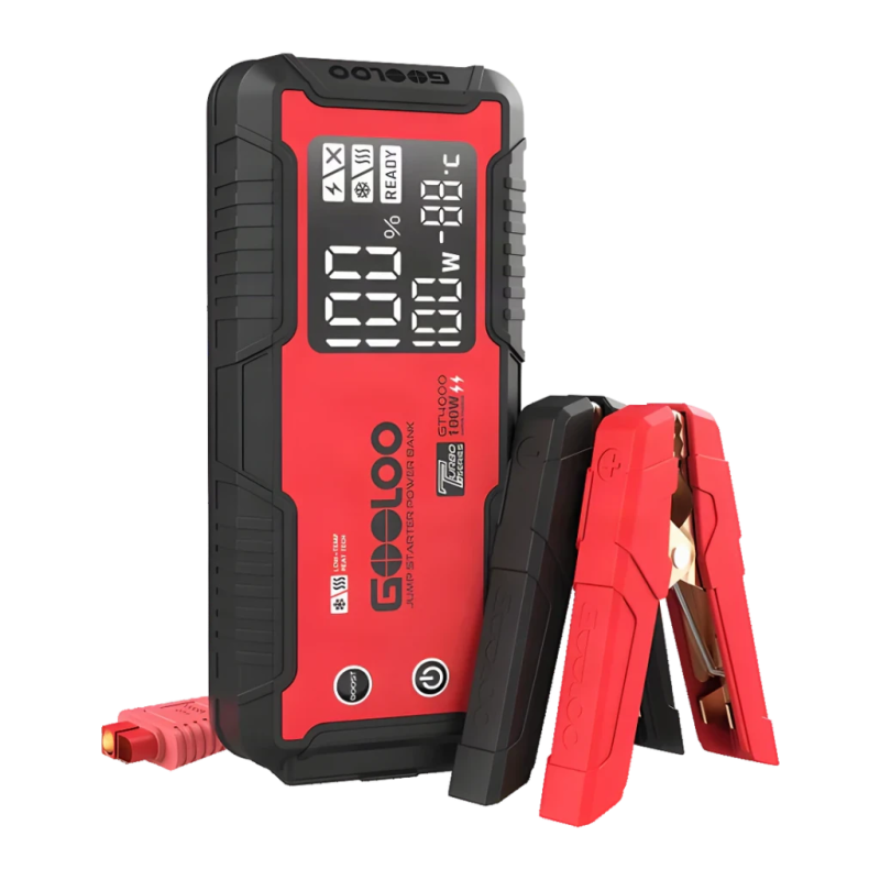 Booster de batterie GOOLOO 4000A jusqu'à 12L essence / 10L diesel GT4000