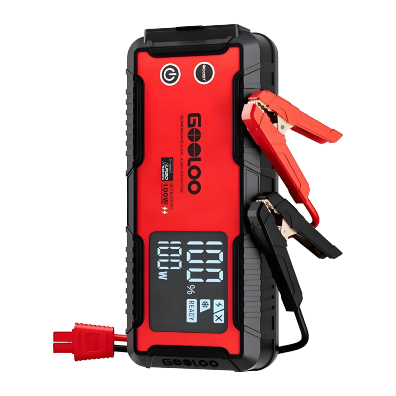 Démarreur de batterie GOOLOO 6000A jusqu'à 12L essence/diesel GT6000