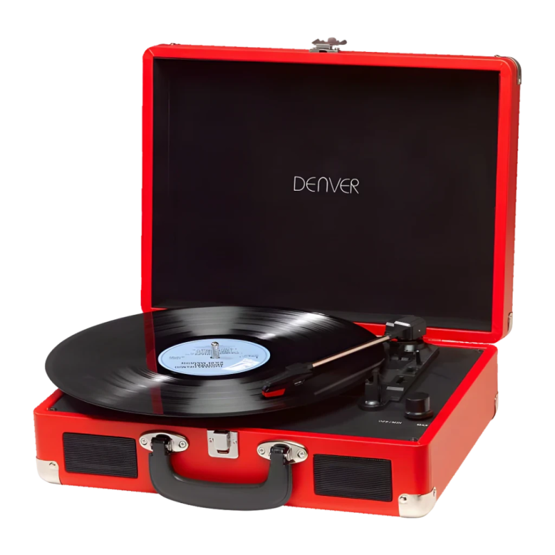 Tourne-disque Denver 2W RMS USB 2.0 Rouge VPL-120