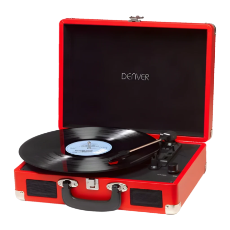 Tourne-disque Denver 2W RMS USB 2.0 Rouge VPL-120