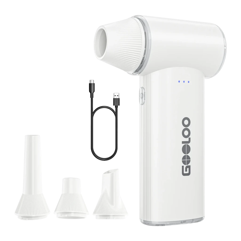 Souffleur électrique GOOLOO F3 Blanc Rechargeable USB-C 4 buses