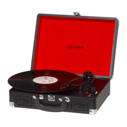 Tourne-disque Denver 2x1W USB Noir VPL-120
