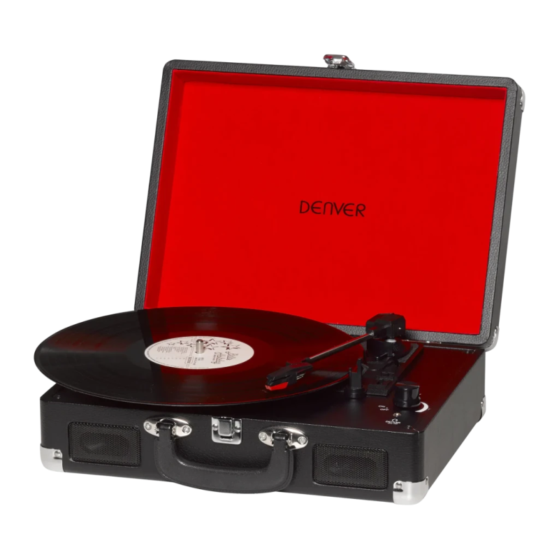 Tourne-disque Denver 2x1W USB Noir VPL-120