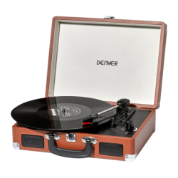 Tourne-disque Denver 2W RMS USB 2.0 Marron VPL-120