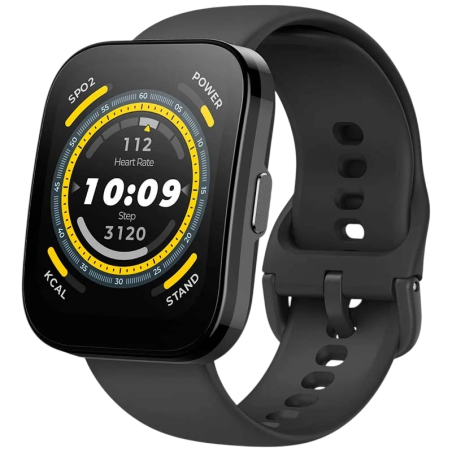 Amazfit Bip 5 Noir 1,91 pouces TFT 26 jours +120 sports IP68 Smartwatch