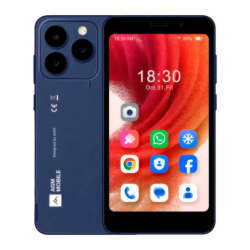 Bea-fon AGM Note N2 3Go/32Go Bleu 4.96 pouces 3000mAh 5MP