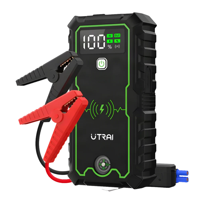 Démarreur de Batterie UTRAI JS1 Pro Noir 1600A jusqu'à 8,0L Essence / 7,5L Diesel
