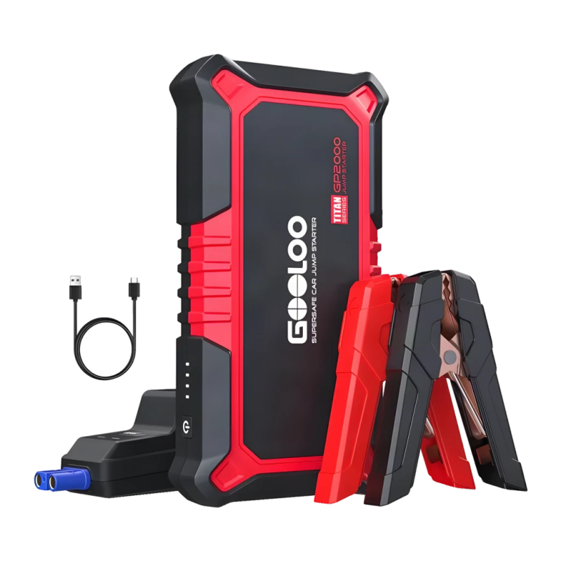 Démarreur de batterie GOOLOO 2000A jusqu'à 8,0L essence / 6,0L diesel GP2000